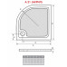 Поддон Alpen 100x16 A21-100 для душевой кабины