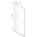 Душевая дверь в нишу Am.Pm Inspire S W51G-E3D6-200-CT 90