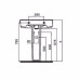 Пьедестал для раковины Am.Pm Bliss L C534910WH