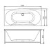 Aquanet Izabella 160x70 без гидромассажа