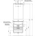 Комплект мебели Aquanet Грейс 65 2 ящика, дуб сонома 00198809