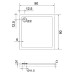 Поддон для душа Aquanet Alfa/Delta cube 90x90 00168433