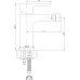 Смеситель Aquanet Cubic SD90444-2 для биде