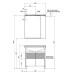 Тумба с раковиной Aquanet Донна 80 беленый дуб WH109653+00169042
