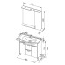 Тумба с раковиной Aquanet Донна 90 венге WH110790+00169180