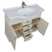 Тумба с раковиной Aquanet Луис 110 бежевая 00172466+00179728