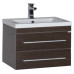 Тумба с раковиной Aquanet Нота 58 венге 00158754+00171484