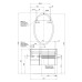 Тумба с раковиной Aquanet Сопрано 2-95 белая, прав. 00169396+00169633