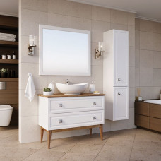 Комплект мебели ASB-Woodline Каталина 80 белая
