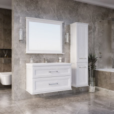 Комплект мебели ASB-Woodline Венеция 100 патина серебро