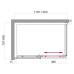 Душевой уголок BelBagno UNO-AH-1-120/80-P-Cr
