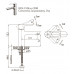 Смеситель BelBagno Reno REN-LVM25-CRM для раковины