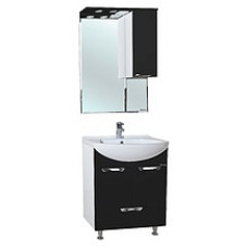 Комплект мебели Bellezza Альфа 55 (черный, красный, бежевый) с нижним ящиком