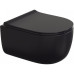 Унитаз подвесной Berges Wasserhaus Ego Black Rimless 082125 с микролифтом