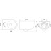 Унитаз подвесной Berges Wasserhaus Ego Black Rimless 082125 с микролифтом