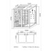Комбинированная сауна 2в1 Ceruttispa Albano Nero K9752R White