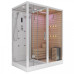 Комбинированная сауна 2в1 Ceruttispa Albano Nero K9752R White