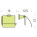 Держатель туалетной бумаги Colombo Design Basic В2791