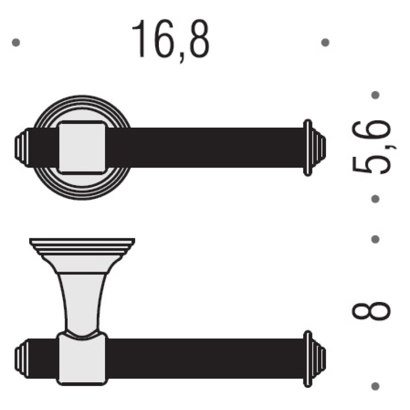 Держатель туалетной бумаги Colombo Design Hermitage В3308.HPS золото