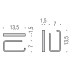 Держатель туалетной бумаги Colombo Design Time W4208.000