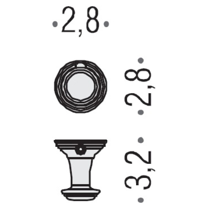 Крючок Colombo Design Hermitage LC77.OA бронза