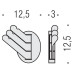Крючок Colombo Design Luna СВ17trio.000