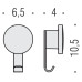 Крючок Colombo Design Nordic ЕB27