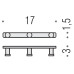 Крючок Colombo Design Time W4257.000