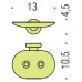 Мыльница Colombo Design Basic B2781