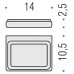 Мыльница Colombo Design Lulu B6201 хром