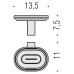 Мыльница Colombo Design Luna В0101.000