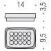 Мыльница Colombo Design Time W4240.000
