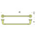 Полотенцедержатель Colombo Design Basic B2710
