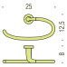 Полотенцедержатель Colombo Design Basic B2731
