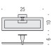 Полотенцедержатель Colombo Design Forever B2931