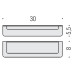 Полотенцедержатель Colombo Design Over B7010.satin