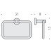 Полотенцедержатель Colombo Design Plus W4931