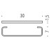 Полотенцедержатель Colombo Design Time W4209.000