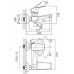 Смеситель D&K Hertz Rhein DA1293201 для ванны/душа