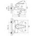 Смеситель D&K Wurzburg Bayern DA1113201 для ванны/душа
