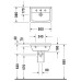 Полупьедестал для раковины Duravit Starck 3 0865170000