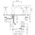 Смеситель Effepi CHIC 7 CENTO 43037 для раковины хром