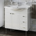 Комплект мебели Francesca Адажио 80 белый (2дв.+3ящ, ум. Эльбрус 80)