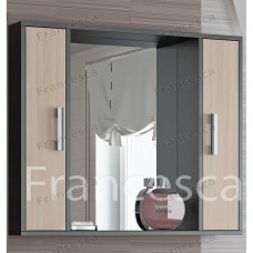 Шкаф-зеркало Francesca Eco 90 дуб-венге