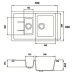Мойка кухонная GranFest Quadro GF-Q775KL