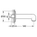 Излив Grohe BauClassic 13258000 для ванны