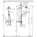 Душевая стойка Hansgrohe Croma Select S 180 2jet 27253400 с термостатом