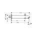 Излив Hansgrohe E 228 13424000 для ванны с душем