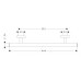 Поручень Hansgrohe Logis 40513000