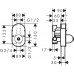 Скрытая часть Hansgrohe 31741180